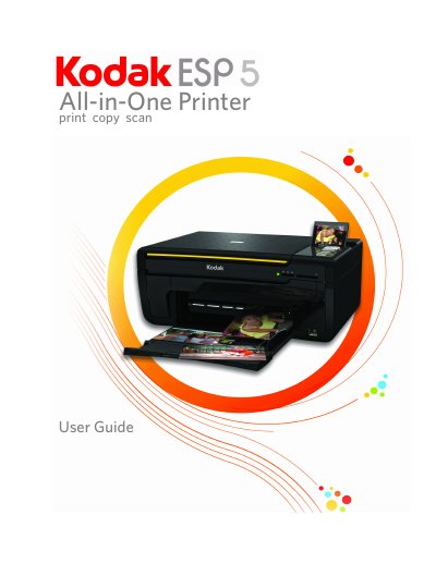 Kodak ESP 5 All-in-One Printer User Guide