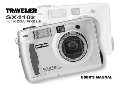 Traveler SX410z Digital Camera User Manual - cover page
