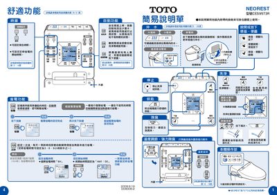 TOTO CES9573R Toilet Seat User Manual