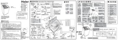 Haier XQB60-LP828 Washing Machine User Manual - cover page