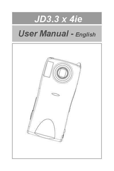 JD3.3 x 4ie User Manual - cover page
