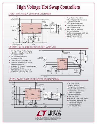 LINEAR 2PB_HVhotswap High Voltage Hot Swap Controllers