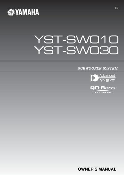 YAMAHA YST-SW010/SW030 Manual(1)