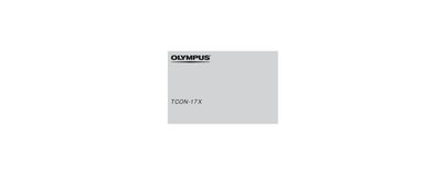 Olympus TCON-17X Teleconverter User Manual