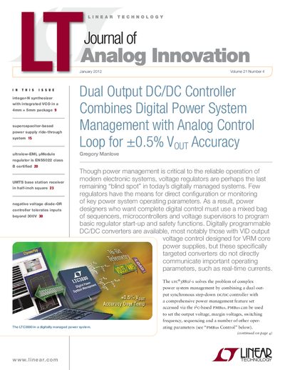 LINEAR LTC3880 Manual - cover page