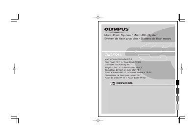 Olympus FC-1/RF-11/TF-22 Macro Flash System Instruction Manual