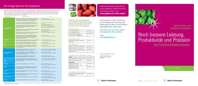 Agilent J&W/ZORBAX Columns and Consumables Productivity and Accuracy Brochure - cover page