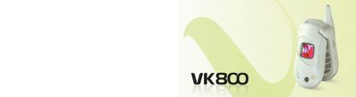 VK800 Manual - cover page