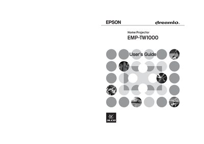 Epson EMP-TW1000 User Manual - cover page