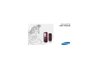 Samsung B2100 User Manual - cover page