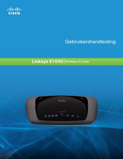 Linksys E1000 Router User Manual - cover page