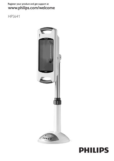 Philips HP3641 InfraCare User Manual - cover page