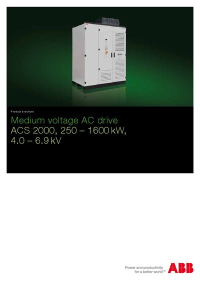 ABB ACS 2000 Product Brochure - cover page