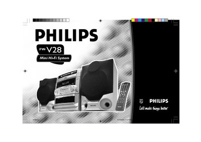 Philips FW-V28 Mini Hi-Fi System User Guide - cover page