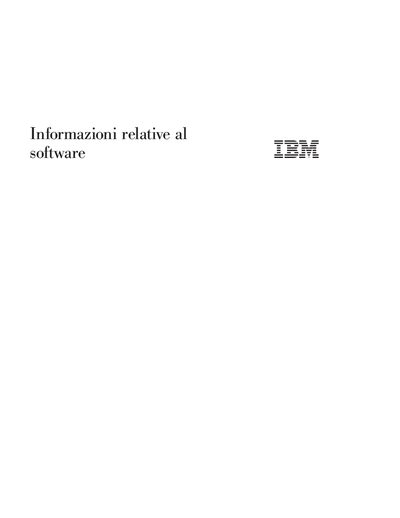 IBM Software Installation Guide - cover page