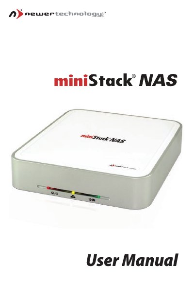 Newer Technology miniStack NAS User Manual - cover page