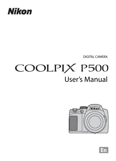 Nikon COOLPIX P550 digital camera user manual