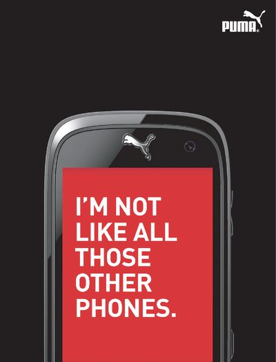 PUMA Phone User Manual - cover page