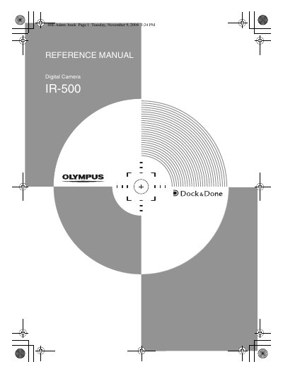 Olympus IR-500 Digital Camera Quick Start Guide - cover page