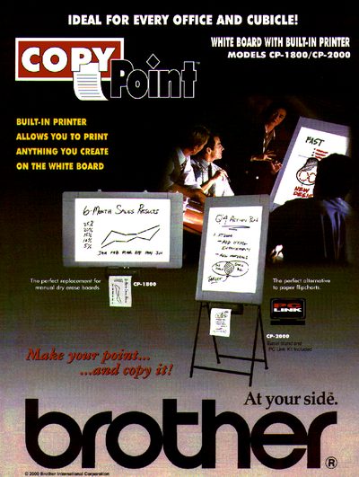 Brother CP-1800/CP-2000 CopyPoint White Board User's Guide - cover page