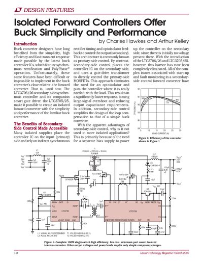 linear DESIGN FEATURES LTMag-V17N01-03-LTC3705_25-Hawkes service manual - cover page