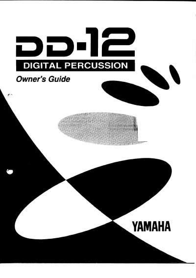 Yamaha DD-12 Digital Percussion Unit Owner's Manual - cover page