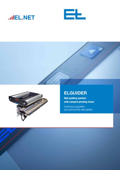 Erhardt+Leimer ELGUIDER Web Guiding System Product Overview - cover page