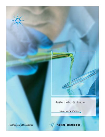Agilent 710 Series ICP-OES Product Brochure - cover page