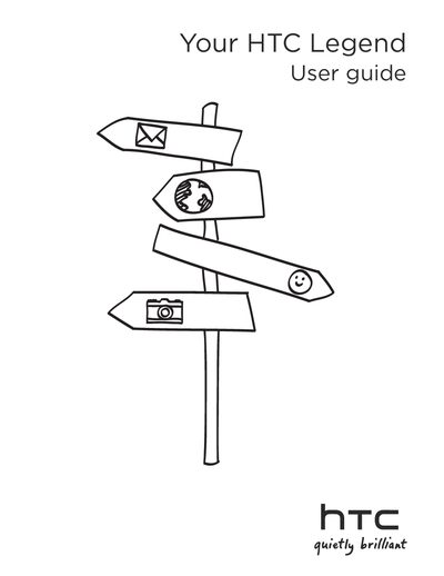 HTC Legend User Guide - cover page