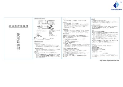 8.9 Car Dash Cam User Manual - cover page
