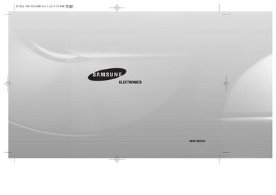 Samsung DVD-L100 User Manual - cover page