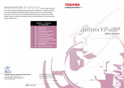 TOSHIBA INFX-8000V  - cover page