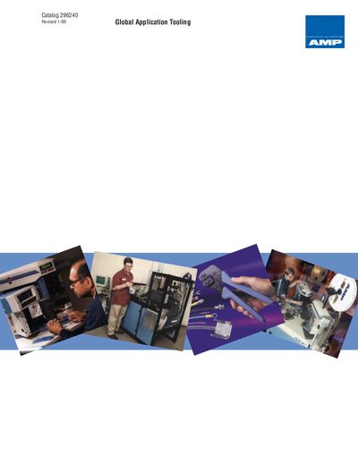 AMP Global Application Tooling Catalog - cover page