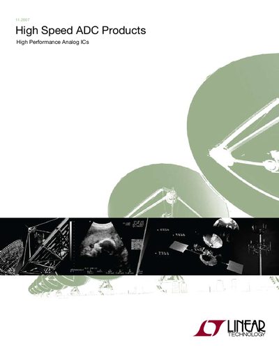 Linear Technology High Speed ADC Products Data Sheet - cover page