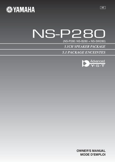 Yamaha NS-P280 Speaker Package User Manual