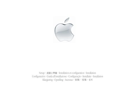 Apple Computer Installation Guide - cover page