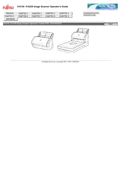 FUJITSU fi-6130C lmage Scanner Operator's Guide - cover page