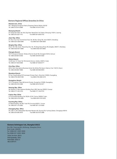 Siemens NXAIR S Medium-Voltage Switchgear Product Leaflet - cover page