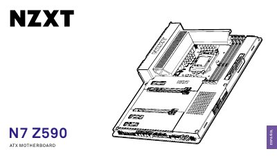 NZXT N7 Z590 ATX Motherboard User Manual - cover page