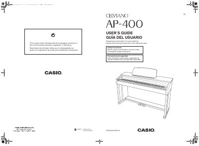 CASIO AP-400/AP-400CY Manual - cover page
