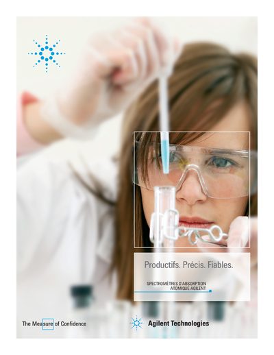 Agilent 140/240/280FS Atomic Absorption Spectrometers Product Leaflet - cover page
