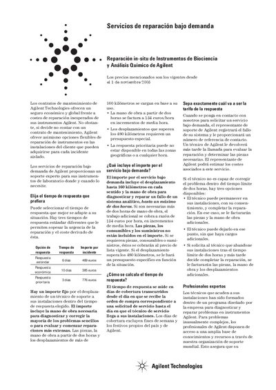 Agilent On-Demand Repair Services Manual - cover page