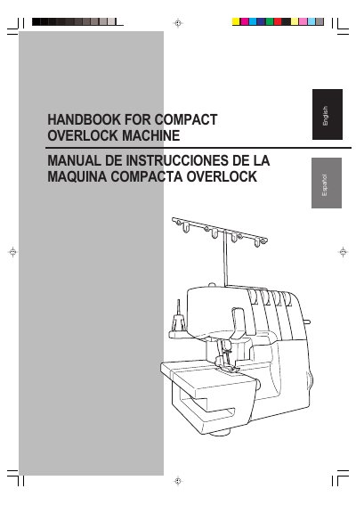 Compact Overlock Machine User Manual - cover page