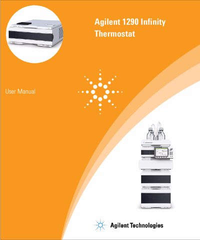 Agilent 1290 Infinity Thermostat User Manual - cover page
