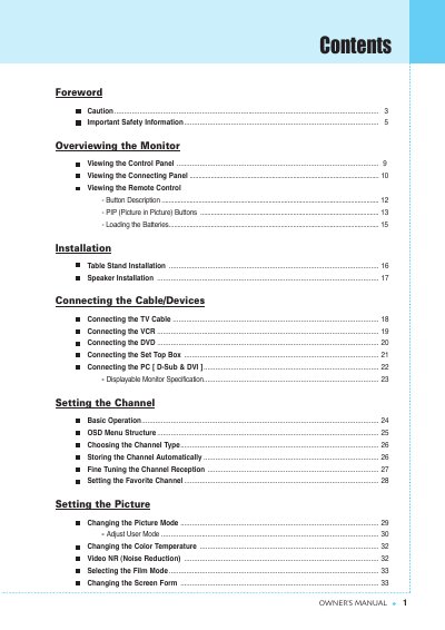 Polaroid LVQ-37EF1A LCD TV User Manual - cover page