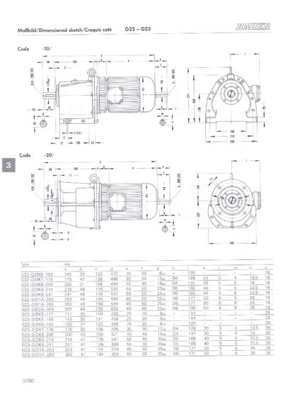 DANFOSS BAUER-G22/23- technology data(German) - cover page