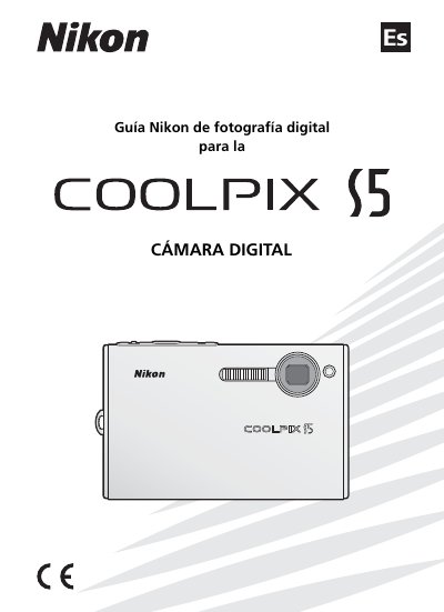 Nikon COOLPIX S5 Digital Camera User Guide - cover page