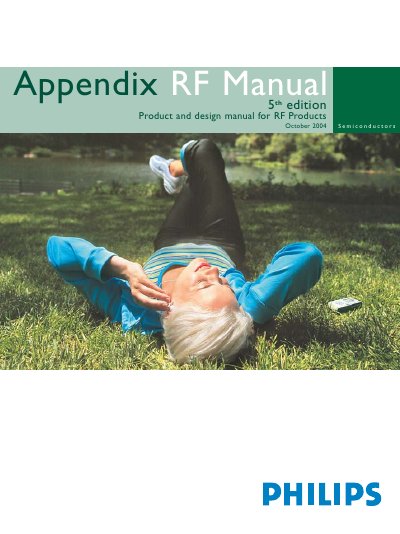 Philips RF Manual 5th edition Application Note - cover page