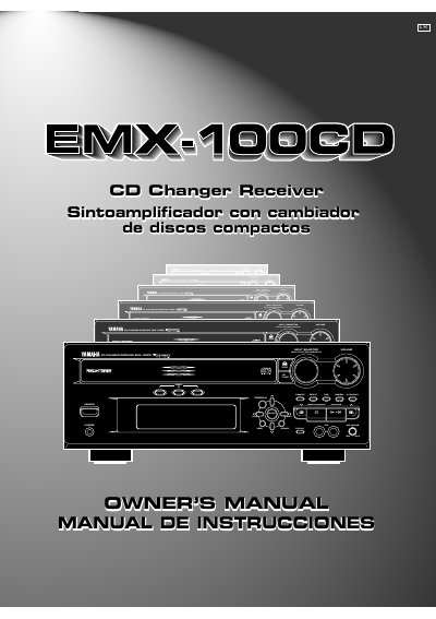 Yamaha EMX-100CD CD Changer Receiver User Manual - cover page