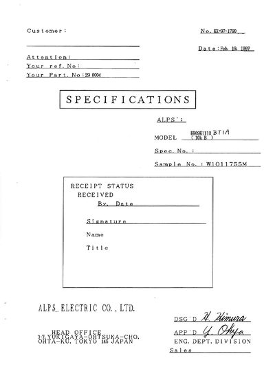 ALPS - 316988 handbook - cover page